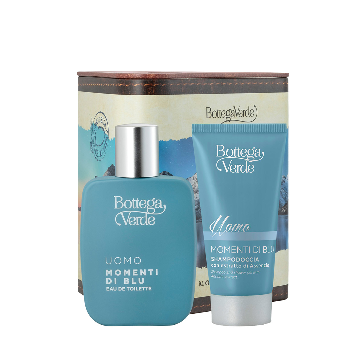 Set cadou barbati, parfumare corp cu extract de absint