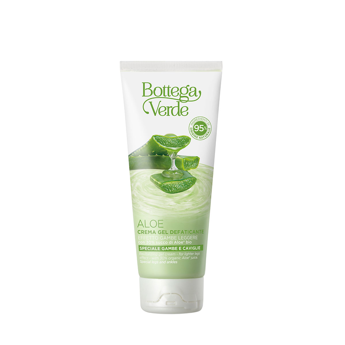 Crema gel pentru picioare, anti-oboseala – cu 30% suc organic de Aloe Bottega Verde Bottega Verde