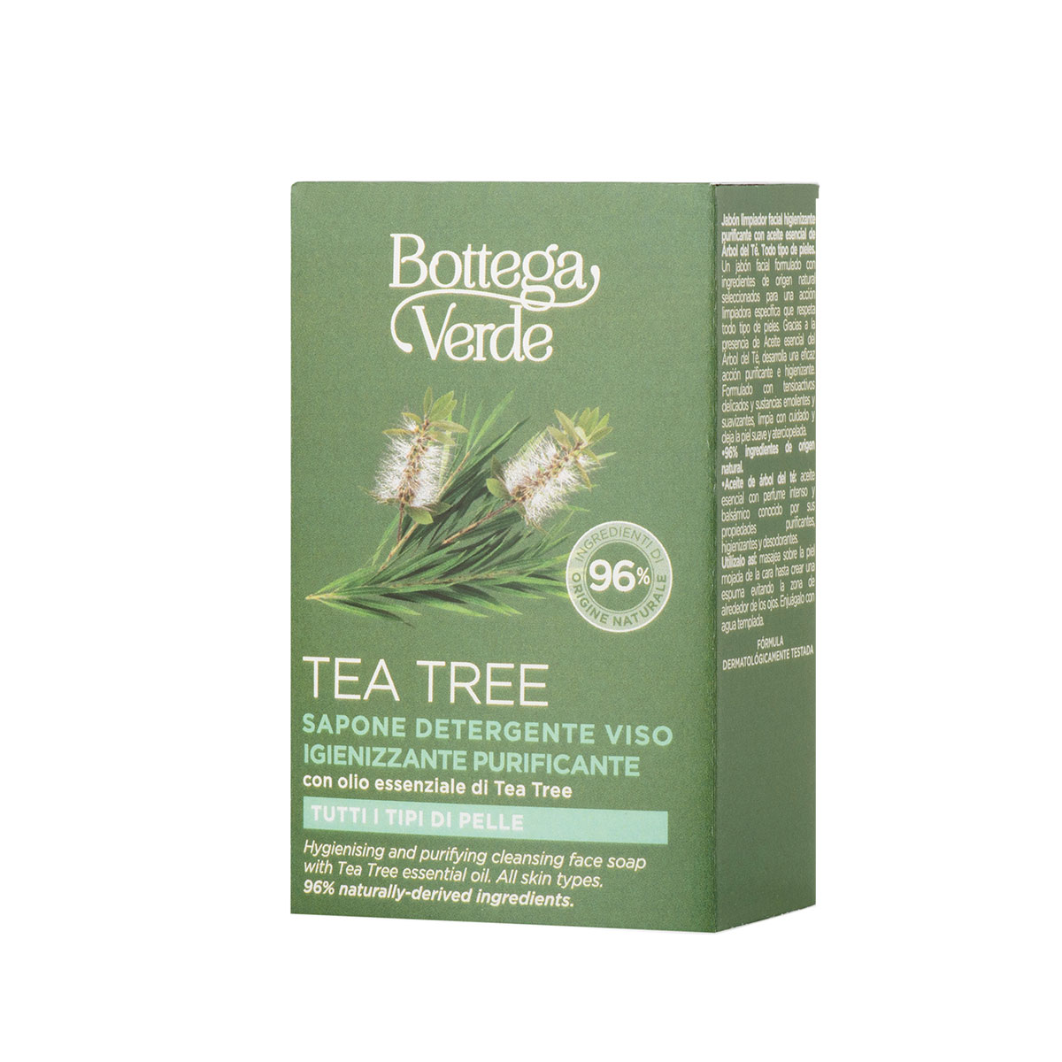 Sapun pentru fata cu efect de curatare si purificare, cu ulei de arbore de ceai arbore imagine noua marillys.ro