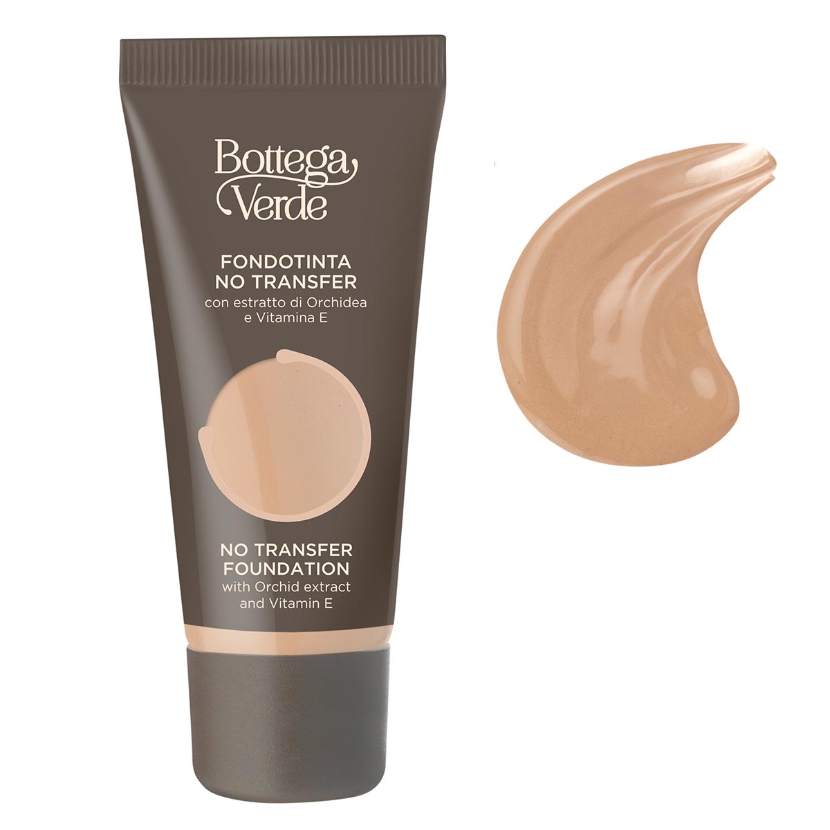 Fond de ten, rezistent la transfer, cu extract de orhidee si vitamina E