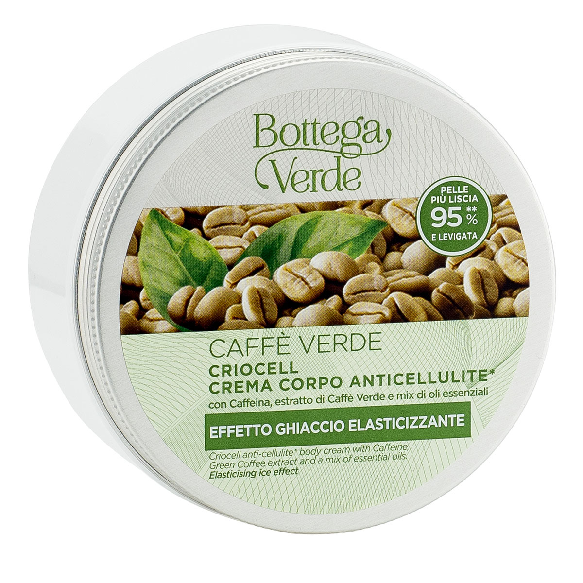 Crio-gel anticelulitic cu extract de cafea verde si mix de uleiuri esentiale Bottega Verde imagine noua marillys.ro