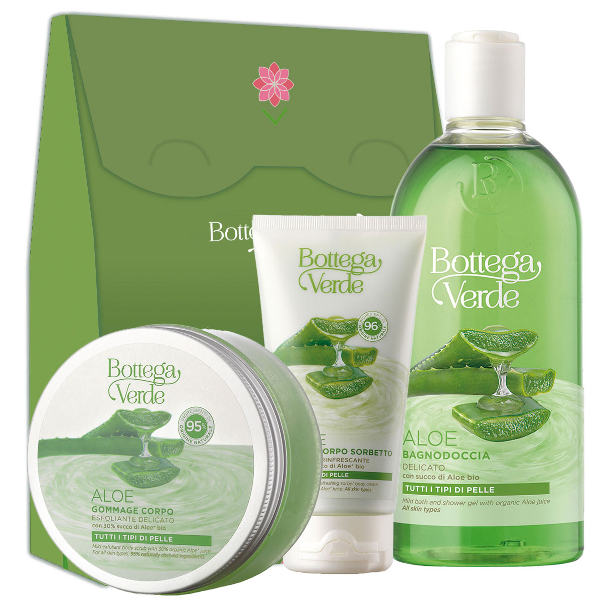 Set Cadou Ingrijire Corp Cu Extract De Aloe Vera Bio