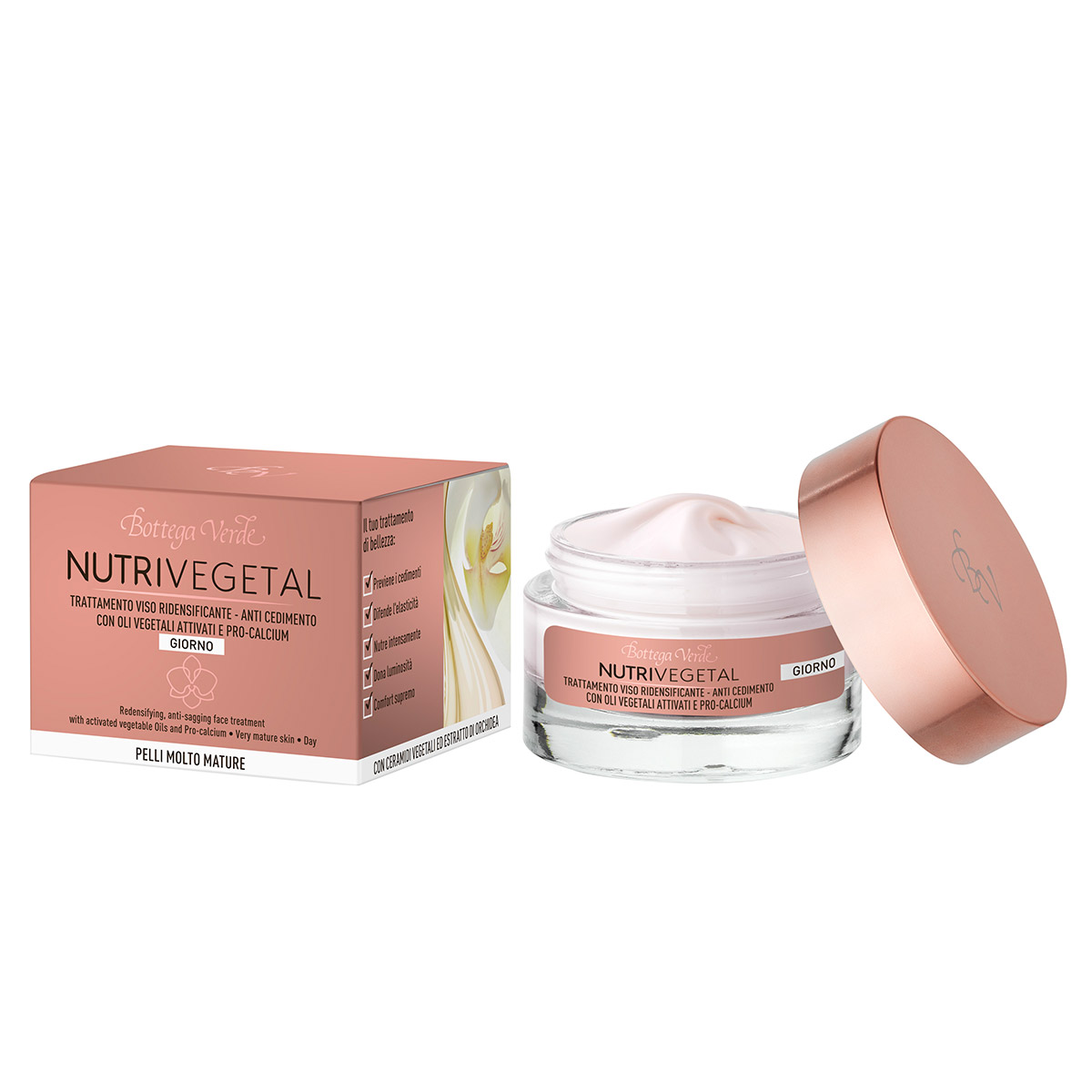 Tratament facial de zi cu uleiuri vegetale active, ceramide si extract de orhidee