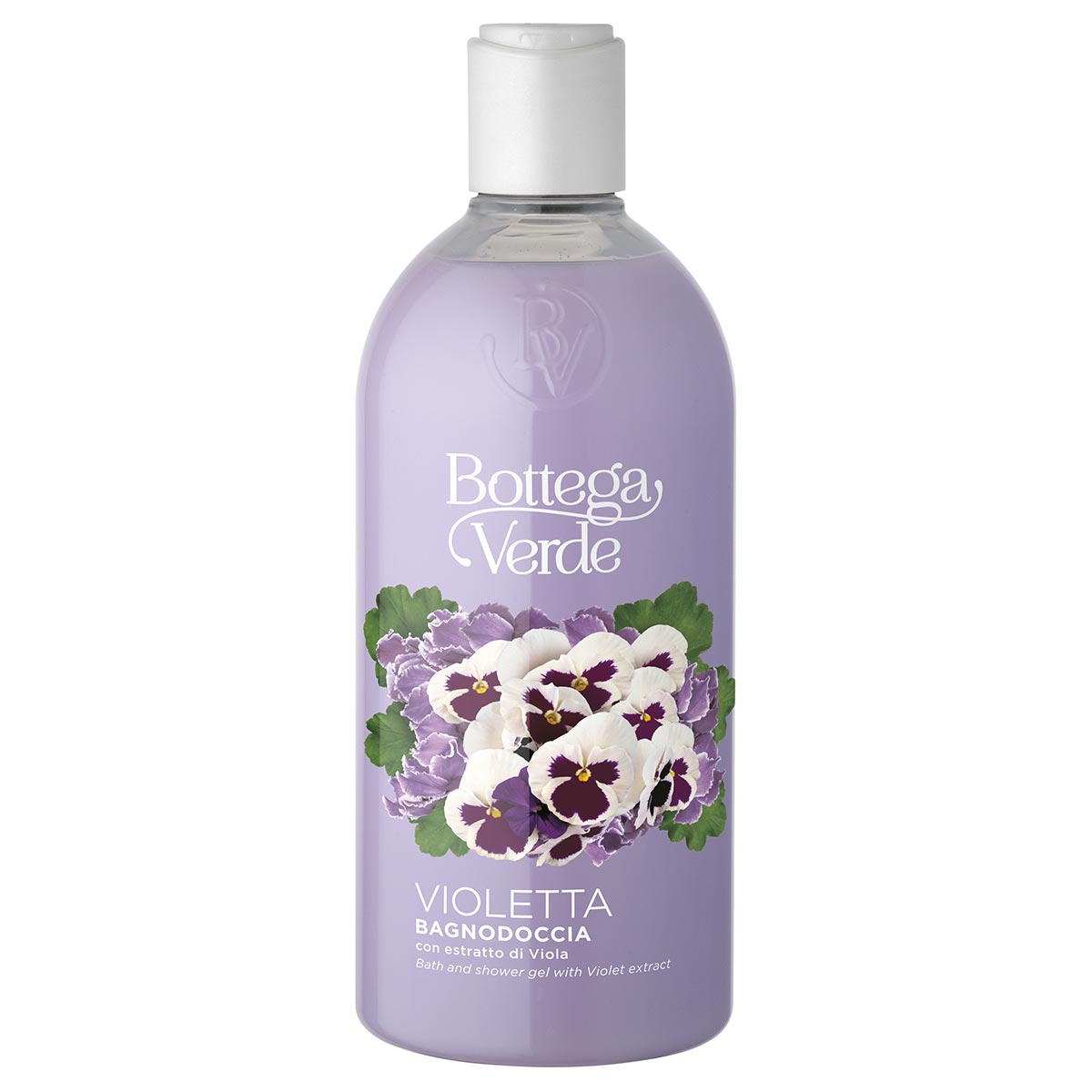 Gel de dus, hidratant, cu extract de violete Bottega Verde imagine noua marillys.ro