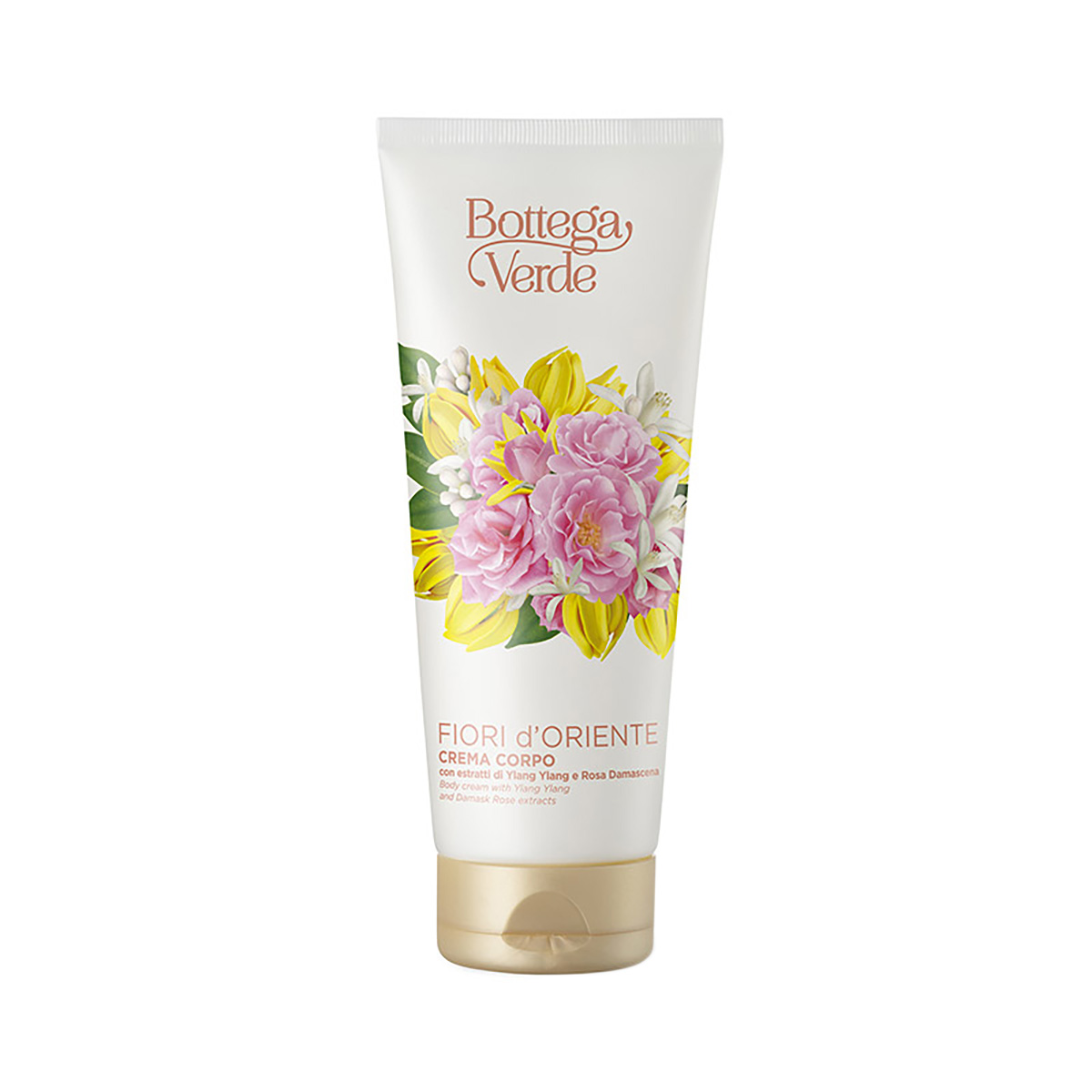 Crema de corp, hidratanta, cu extract de trandafir si Ylang Ylang Bottega Verde imagine noua marillys.ro