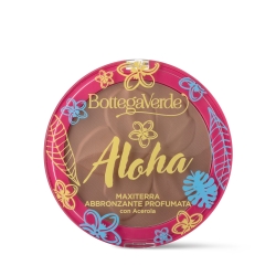 Pudra parfumata bronzanta de fata, cu extract de acerola, migdala - Aloha, 18.3 G