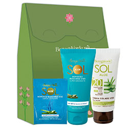Set cadou, protectie solara ten, cu extract de aloe - Sol Aloe, 50 ML + 1.5 ML + 50 ML