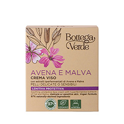 Crema de fata, pentru piele delicata si sensibila, cu extracte hiperfermentate de ovaz si nalba - Avena&Malva, 50 ML