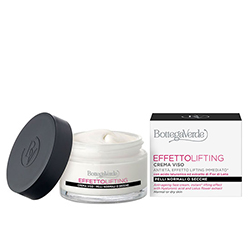 Crema de fata cu efect lifting, pentru ten normal si uscat, cu unt de Shea, acid hialuronic si extract de flori de lotus - Effetto Lifting, 50 ML