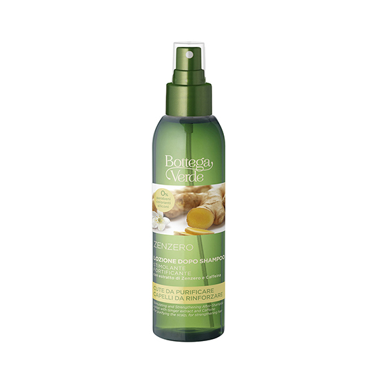 Lotiune de par cu efect de restructurare, cu extract de ghimbir si cafeina - Zenzero, 150 ML