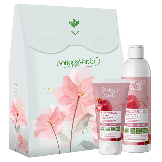 Set cadou femei, hidratant si nutrivit, cu rodie si extract de vitamine - Melograno, 250 ML, 150 ML