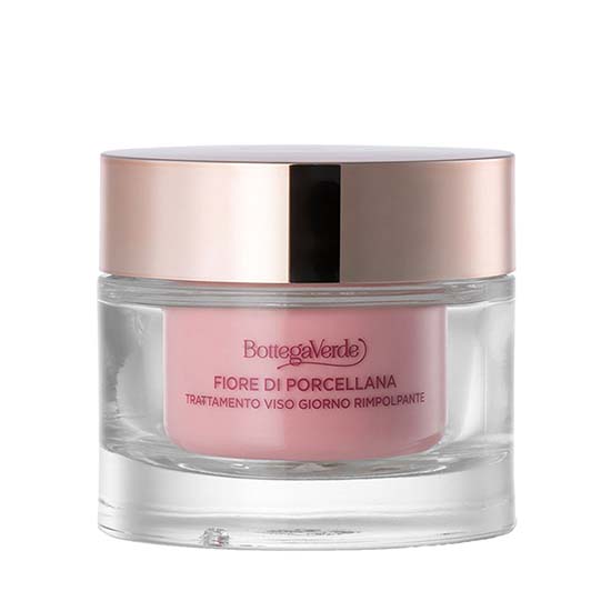 Tratament  de zi, antirid, pentru tenul matur, ceramide vegetale, colagen vegetal si floare de portelan - Fiore di Porcellana, 50 ML