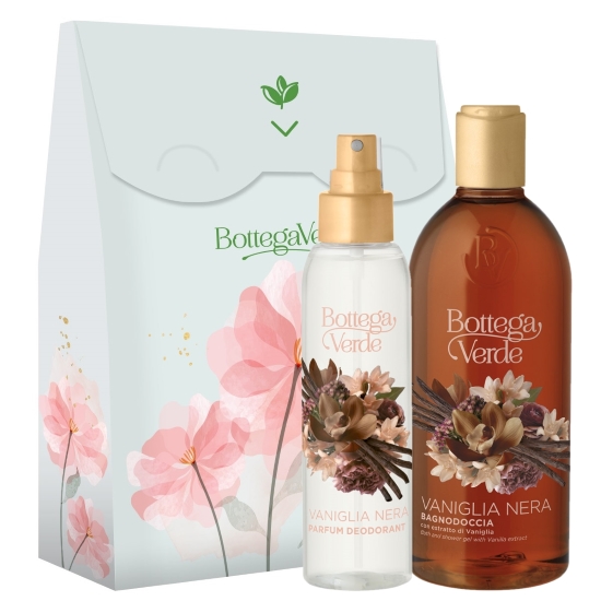 Set cadou femei ingrijire corp - Vaniglia Nera, 400 ML + 125 ML