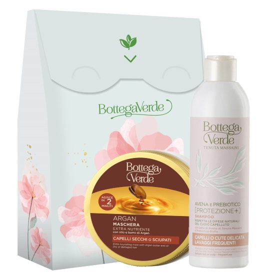 Set cadou ingrijire si hidratare par - Argan, 250 ML + 200 ML