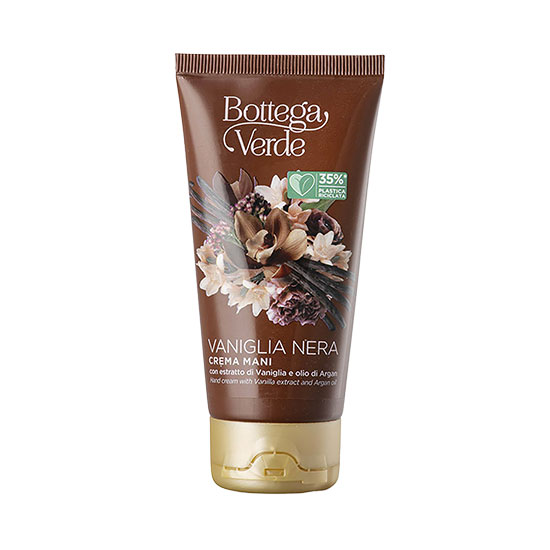 Crema de maini, intens hidratanta, cu extract de vanilie neagra si ulei de argan - Vaniglia Nera, 75 ML