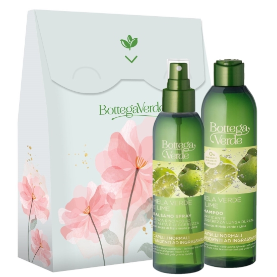 Set cadou ingrijire par - Mela Verde, 250 ML + 150 ML
