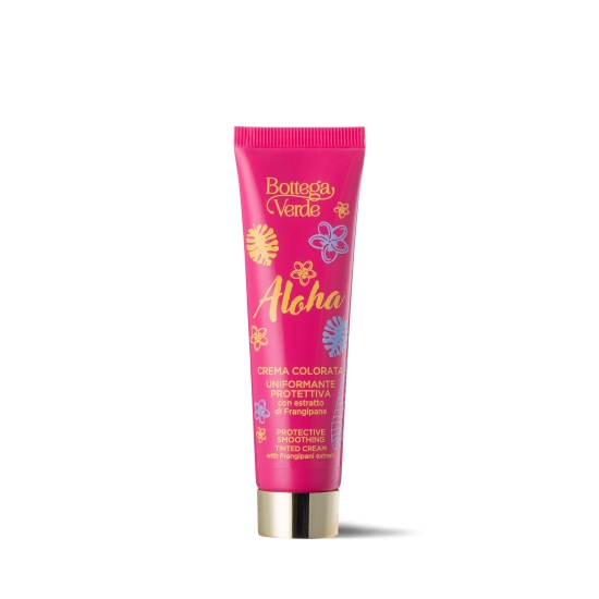 Crema colorata uniformizanta si iluminanta, cu ulei de monoi, bej deschis - Aloha, 25 ML