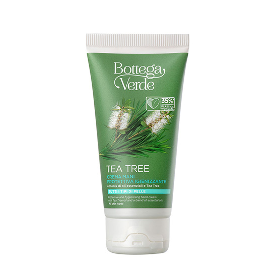 Crema de maini hidratanta, cu ulei de arbore de ceai - Tea Tree, 75 ML