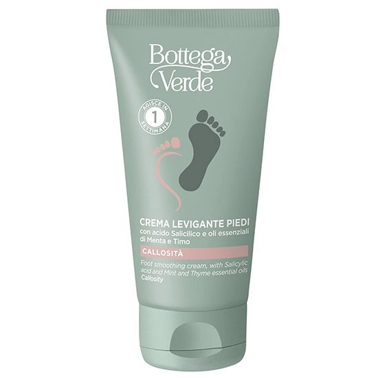 Crema pentru netezirea picioarelor, cu acid salicilic si uleiuri esentiale de menta si cimbru - Speciale Piedi, 75 ML