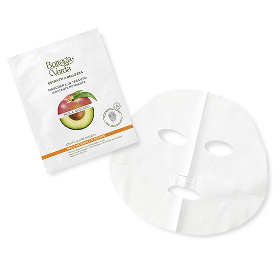 Masca de fata, hidratanta, pentru toate tipurile de ten, cu extract de piersici si avocado - Estratti di Bellezza, 1 buc
