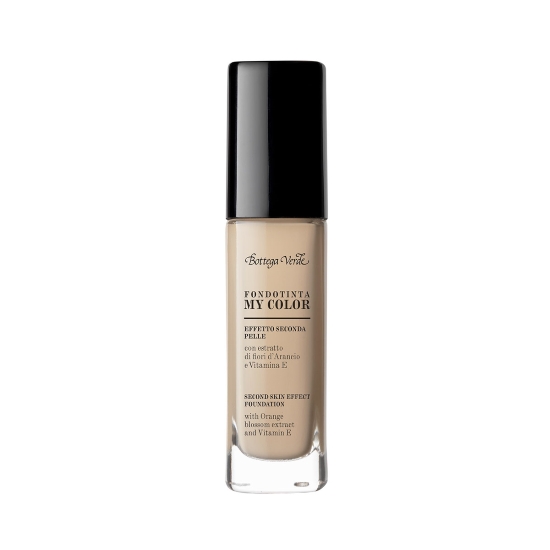 Fond de ten, efect de piele perfecta, cu extract de floare de portocal si Vitamina A, bej deschis - Fondotinta My color, 30 ML