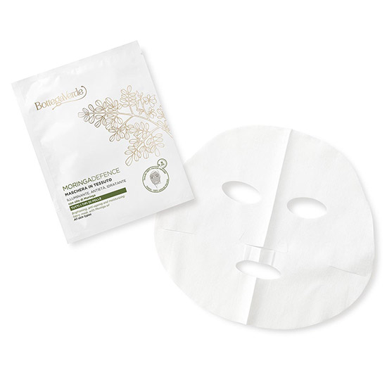 Masca de fata anti-imbatranire, pentru toate tipurile de ten, cu ulei de Moringa - Moringa Defence, 1 buc