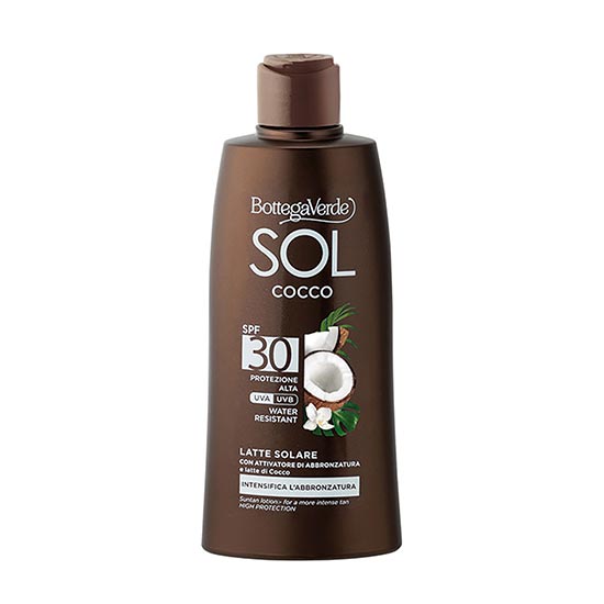 Spray protectie solara, rezistent la apa, cu lapte de nuca de cocos, SPF 30 - SOL Cocco, 200 ML