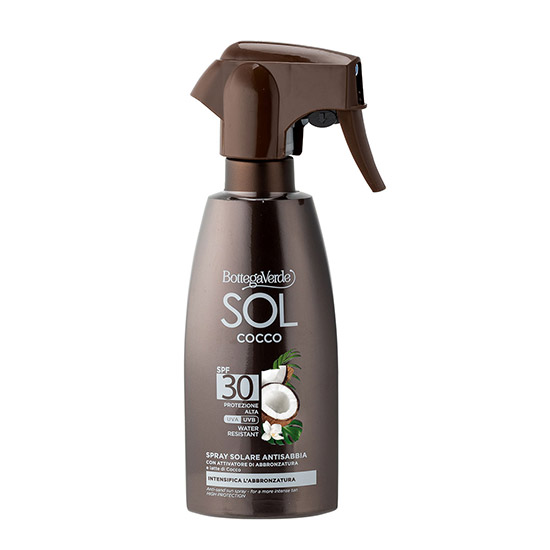 Spray protectie solara, rezistent la apa, cu lapte de nuca de cocos, SPF 30 - Sol Cocco, 250 ML