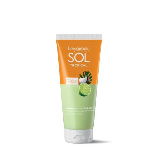 Gel de dus dupa plaja, cu lapte de nuca de cocos si extract de lime - Sol Tropical, 200 ML