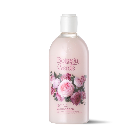 Gel de dus hidratant cu aroma de trandafiri - Rosa, 400 ML