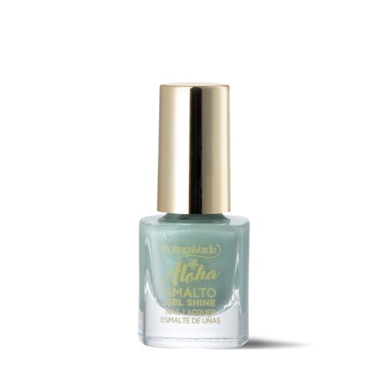 Lac de unghii stralucitor cu efect de gel, verde - Aloha, 5 ML