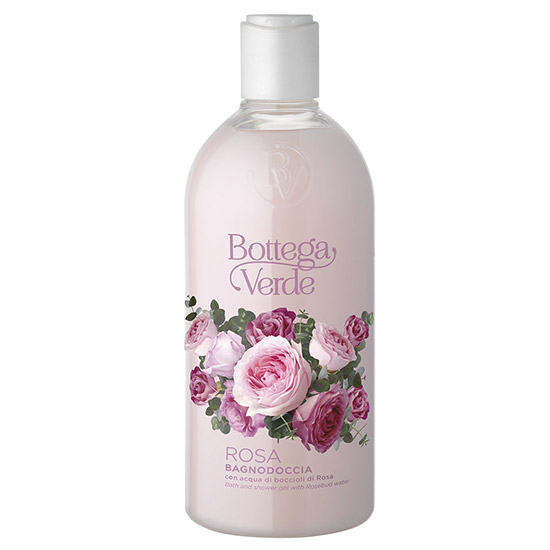 Gel de dus, hidratant, cu aroma de trandafiri - Rosa, 400 ML