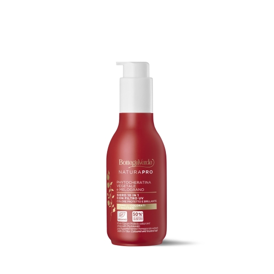 Tratament  nutritiv pentru par vopsit cu extract hiperfermentat de rodie - Natura Pro, 125 ML