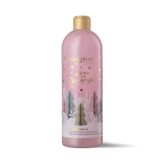 Gel de dus, maxi, cu trandafir si coacaze negre - Bosco delle meraviglie, 750 ML