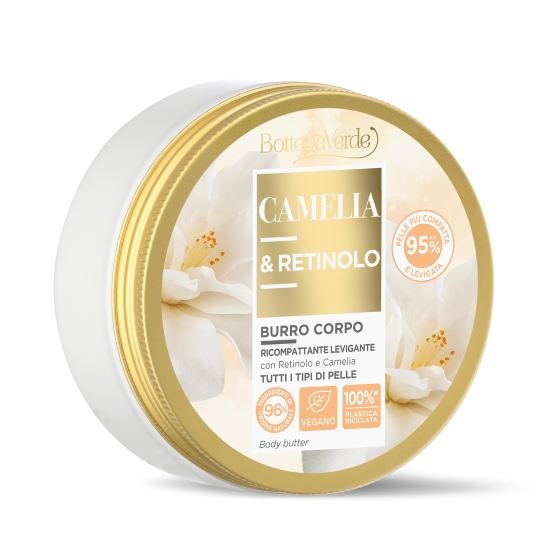 Unt de corp nutritiv cu retinol si camelia hiperfermentata - Camelia e retinolo, 150 ML