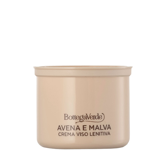 Crema de fata, pentru piele delicata si sensibila, cu extracte hiperfermentate de ovaz si nalba, refill - Avena&Malva, 50 ML