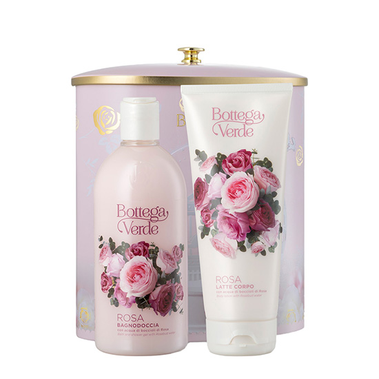 Set cadou ingrijire corp, cu aroma de trandafir - Rosa, 200 ML, 400 ML